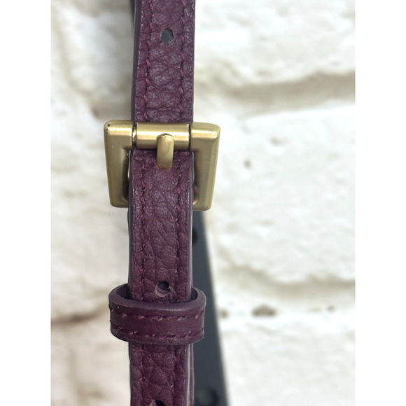 Gigi Crossbody Handbag‎ Women's Leather Camera Handbag Burgundy Wine Small - Picture 10 of 16